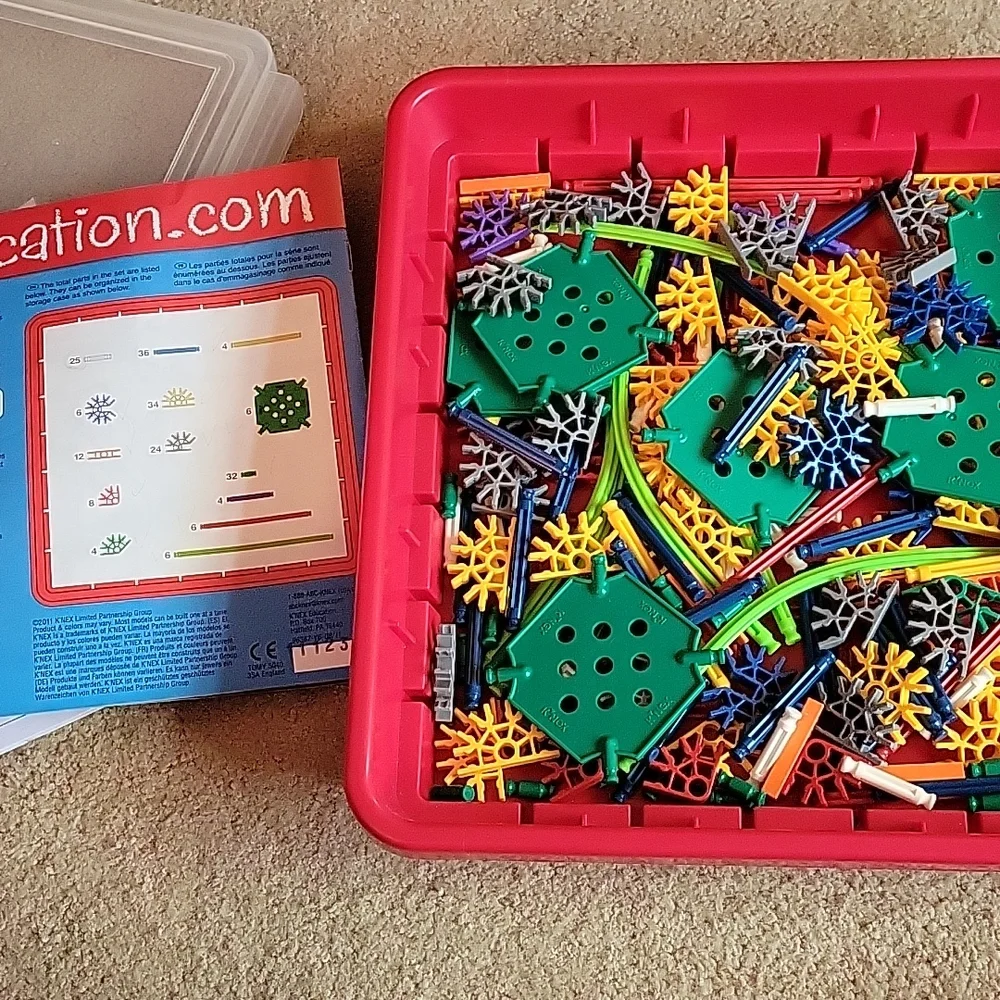 K'NEX Education Introduction to Bridges Set With Plastic Case